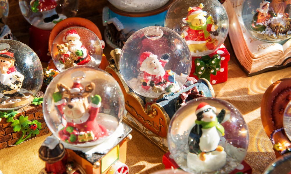 The Joy of Christmas Snow Globes