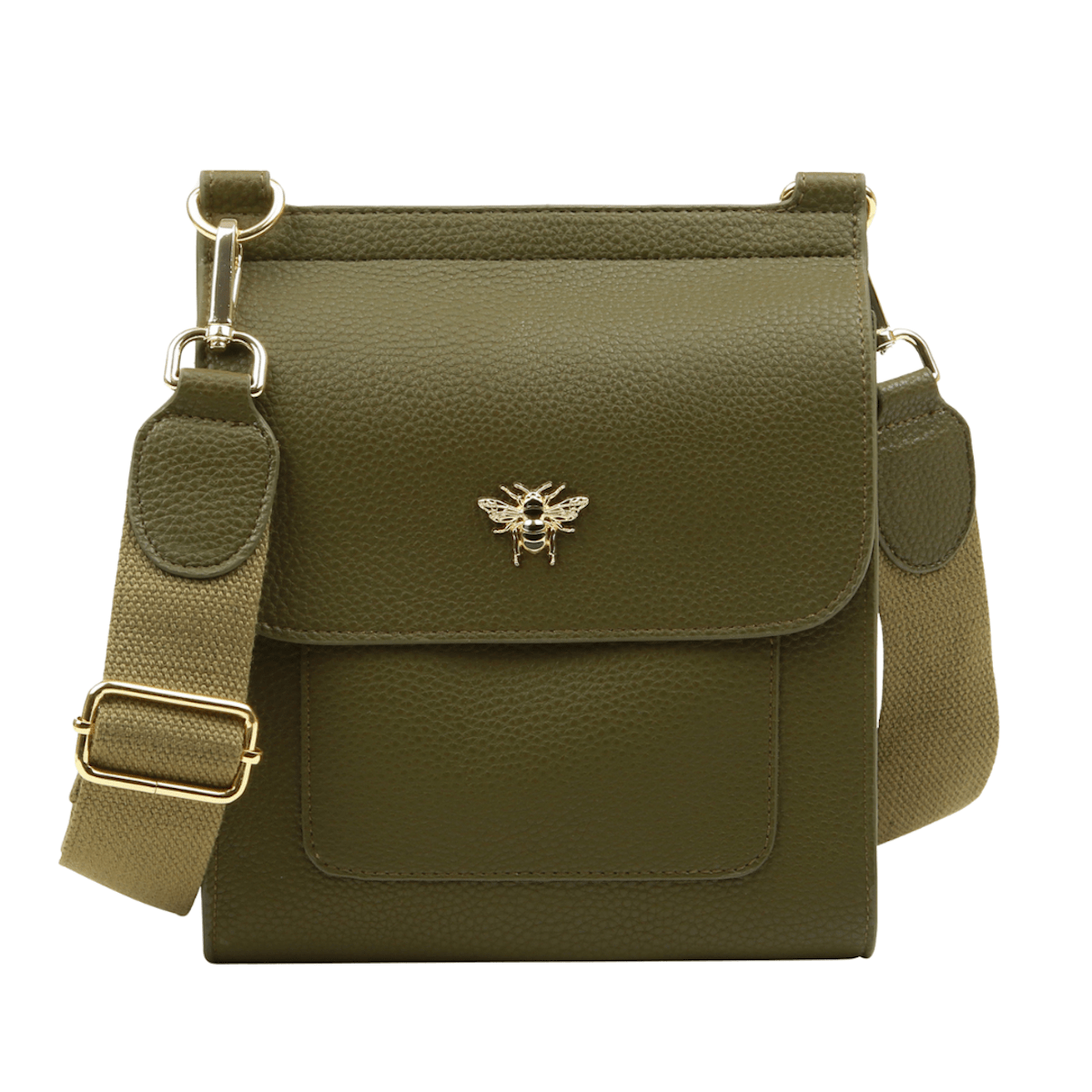 Alice Wheeler Bags Olive Bloomsbury Bee Design Cross Body Bag - Choice of Colour