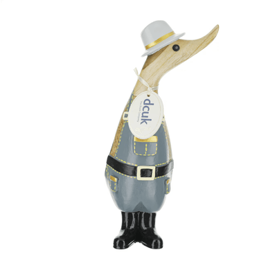 DCUK Ornaments Blue Hat Bee Gardener Wooden Ducklings - Choice of Design