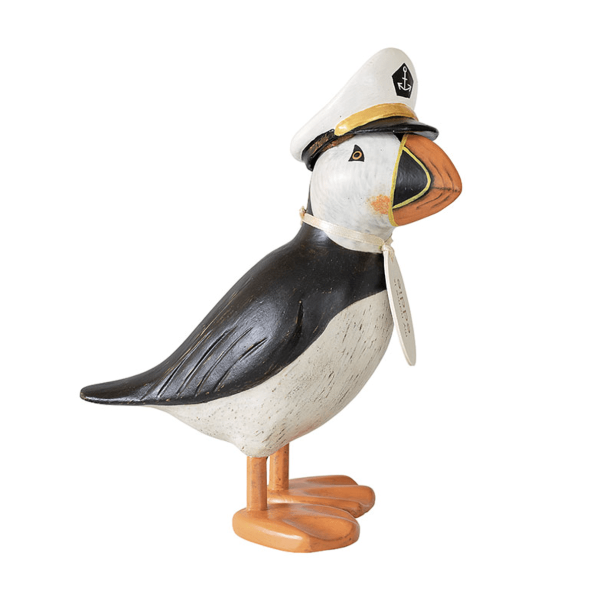 DCUK Ornaments Captain Hat Nautical Wooden Puffin Ornaments - Choice of Design