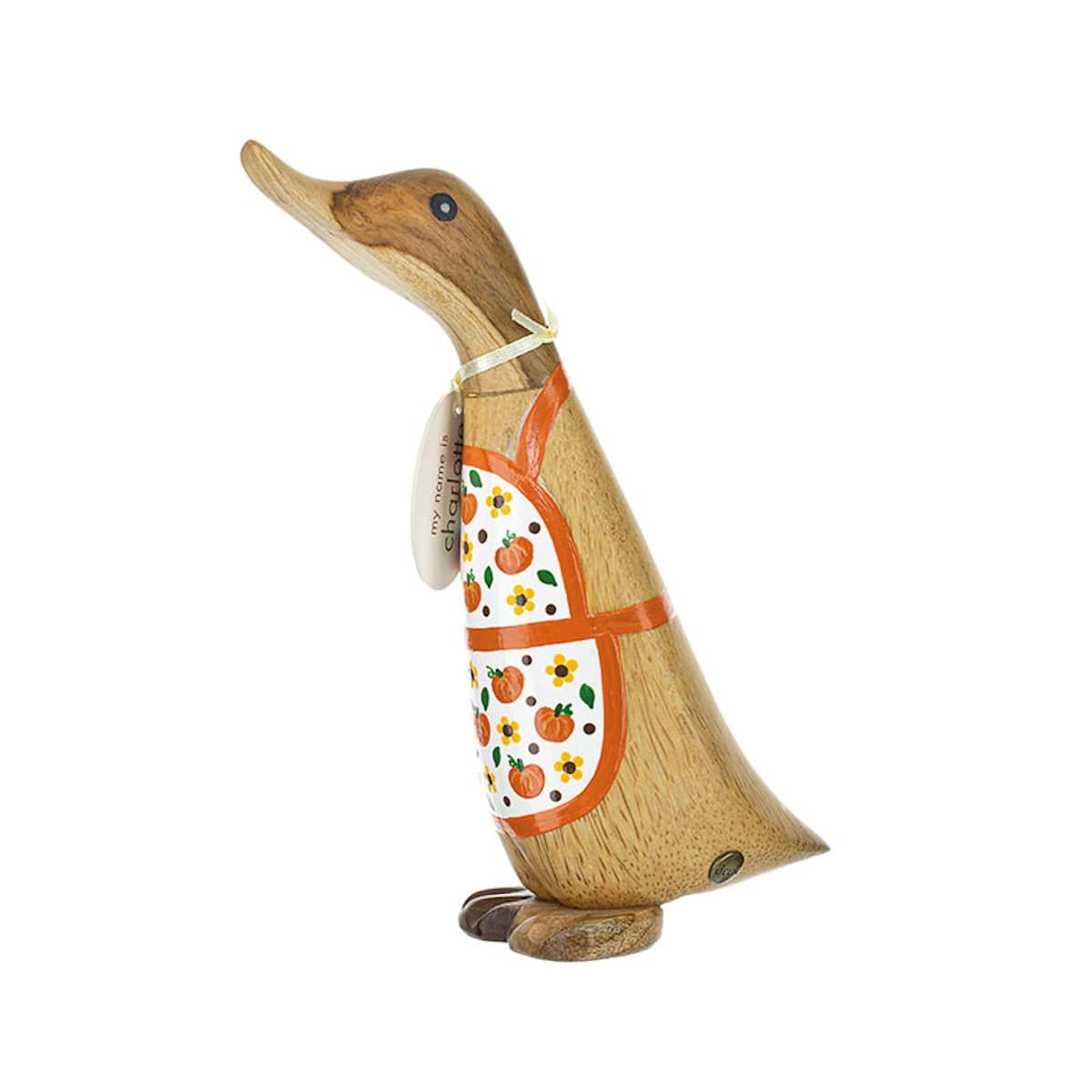 DCUK Ornaments Pumpkin Baker Halloween Wooden Duckling