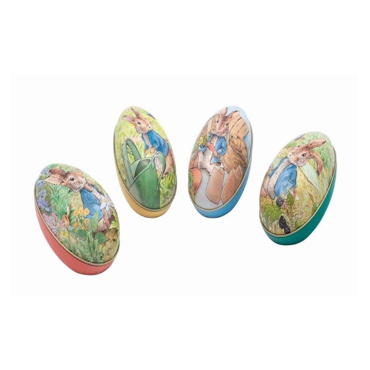 Elite Tins Storage Tin Peter Rabbit Easter Egg Tins Filled With Jelly Beans - Choice of Design