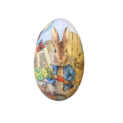 Elite Tins Storage Tin Blue Peter Rabbit Easter Egg Tins Filled With Jelly Beans - Choice of Design