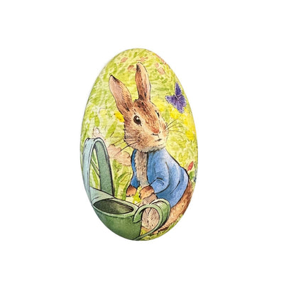 Elite Tins Storage Tin Yellow Peter Rabbit Easter Egg Tins Filled With Jelly Beans - Choice of Design