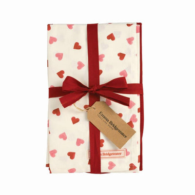 Emma Bridgewater Kitchen Accessories Love Heart Design Oven Glove and Tea Towel Gift Set