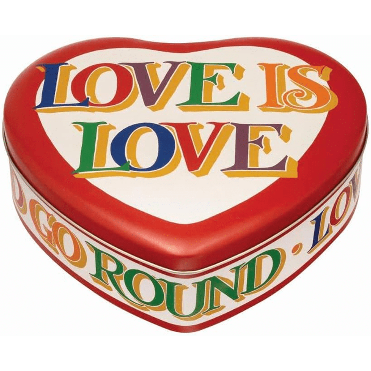 Emma Bridgewater Kitchen Accessories Love is Love Heart Shaped Storage Tin