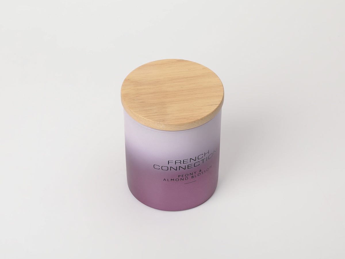 French Connection Candles & Diffusers Ombre Design Peony and Almond Blossom Scented Candle