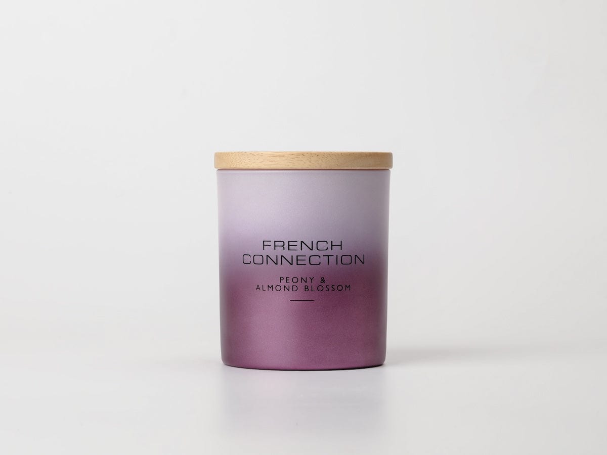 French Connection Candles & Diffusers Ombre Design Peony and Almond Blossom Scented Candle