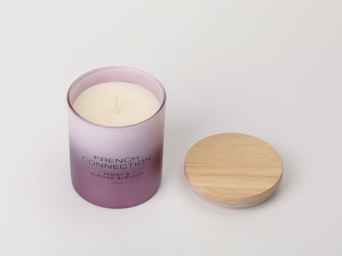 French Connection Candles & Diffusers Ombre Design Peony and Almond Blossom Scented Candle