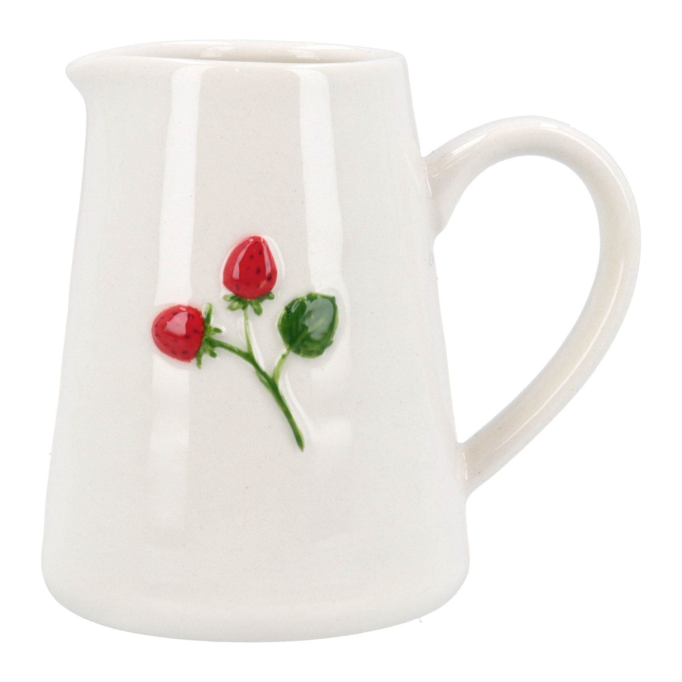 Gisela Graham Easter Jugs Strawberry Design Stoneware Jug