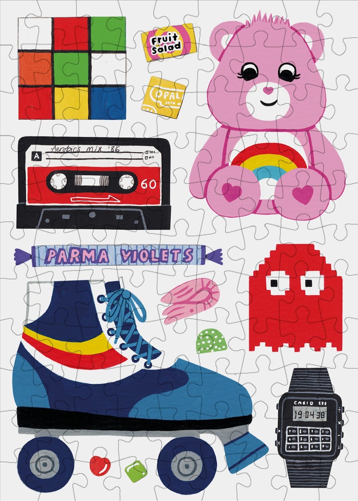 Happily Novelty Gifts 80's Design 99 Piece Mini Jigsaw Puzzle