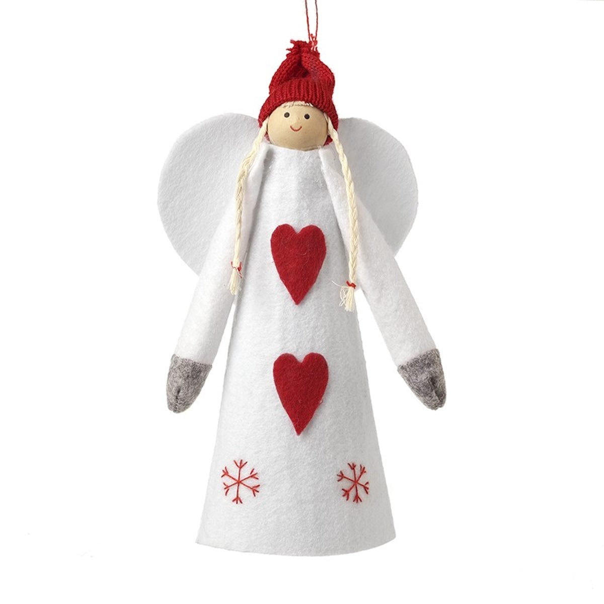 Heaven Sends Christmas Christmas Decorations Felt Angel Christmas Tree Topper