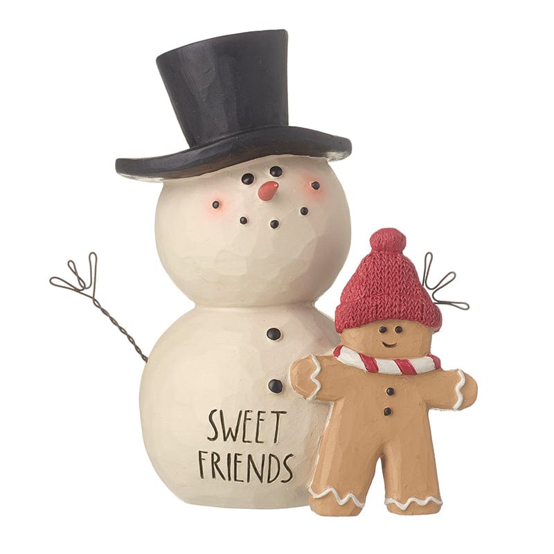 Heaven Sends Christmas Christmas Decorations Sweet Friends Snowman and Gingerbread Christmas Decoration