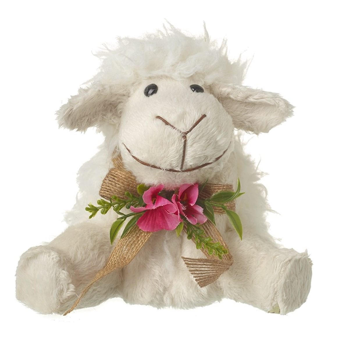 Heaven Sends Easter Decorations Floral Sitting Sheep Easter Decoration