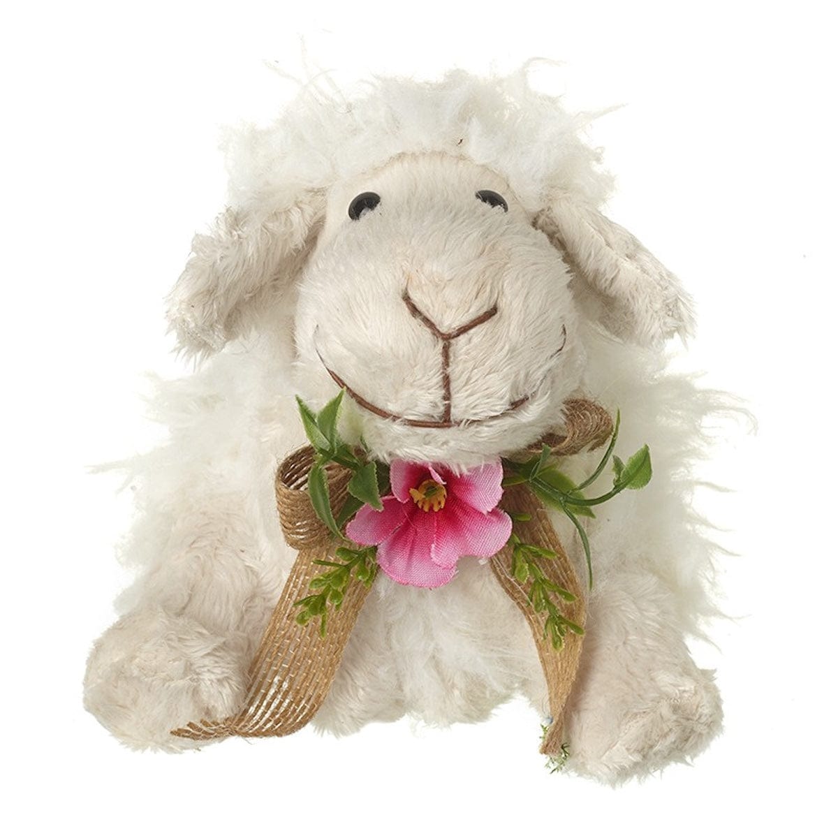 Heaven Sends Easter Decorations Floral Small Sitting Sheep Easter Decoration