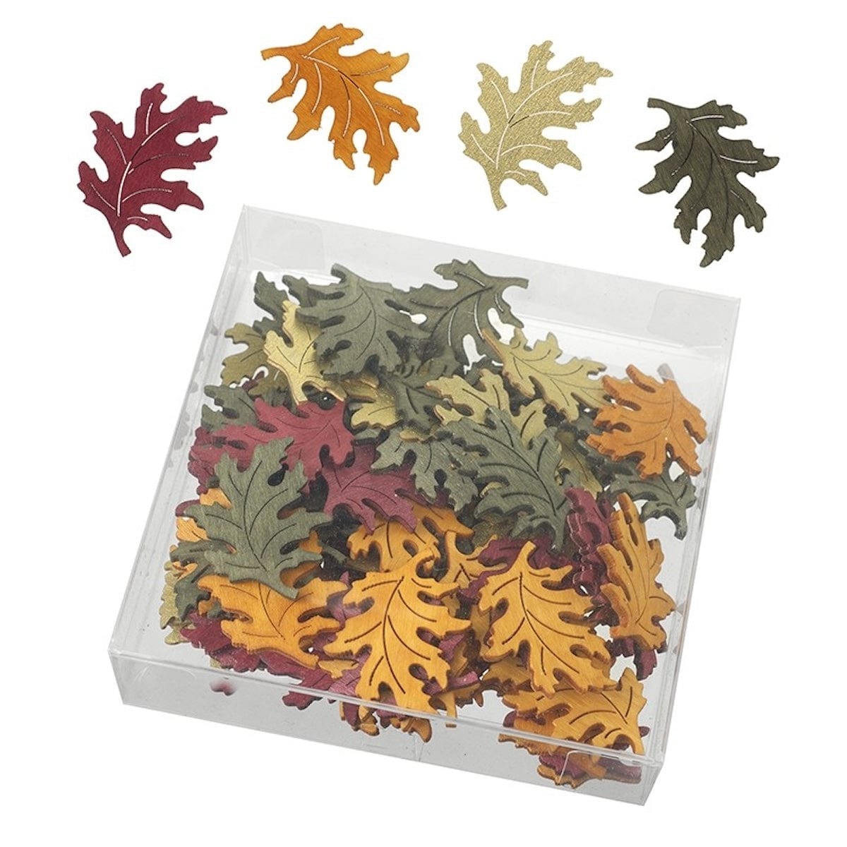 Heaven Sends Halloween Halloween Decoration Wooden Multicoloured Leaves Autumnal Decorations