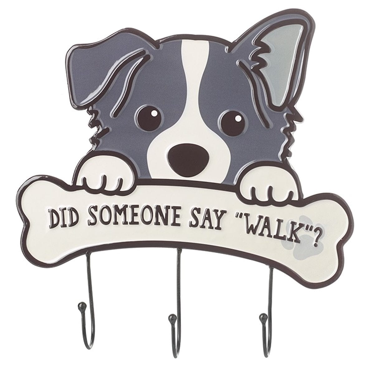 Heaven Sends Wall Signs & Plaques Metal Did Someone Say Walk Dog Sign With Hooks