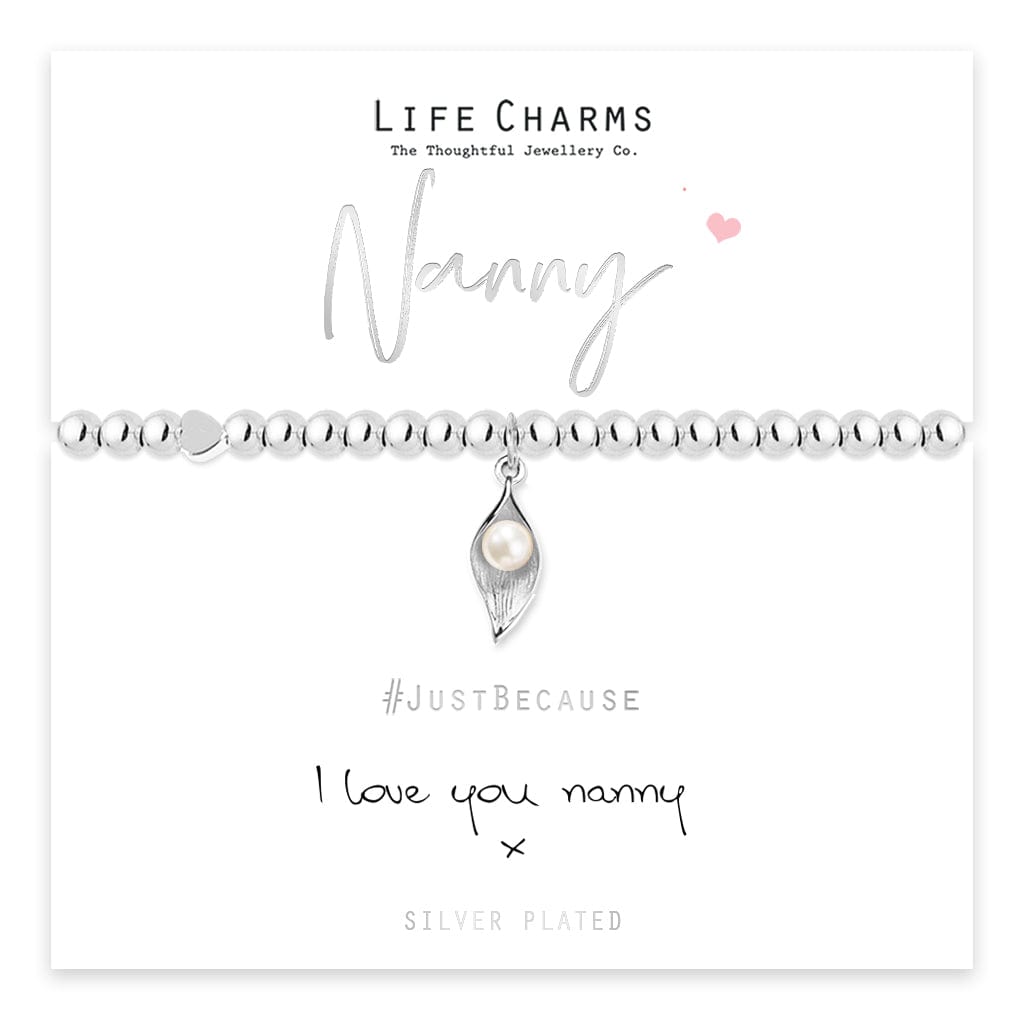 Life Charms Jewellery I Love You Nanny Gift Boxed Bracelet