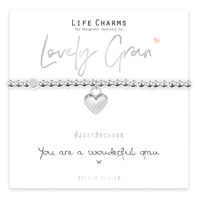 Life Charms Jewellery Lovely Gran Gift Boxed Bracelet