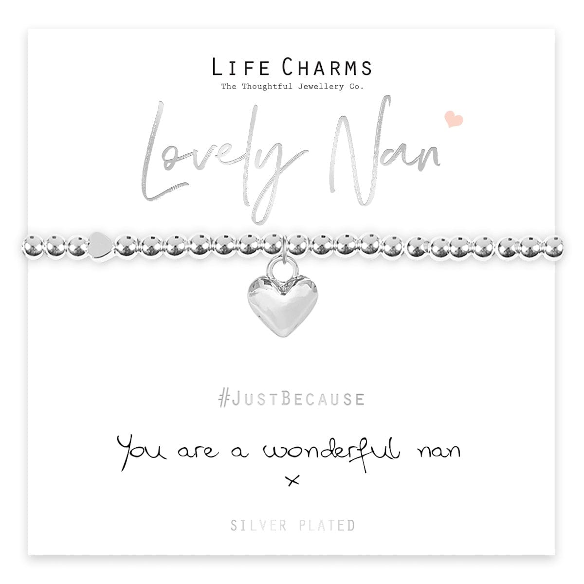 Life Charms Jewellery Lovely Nan Gift Boxed Bracelet