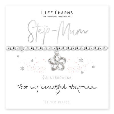 Life Charms Jewellery Step Mum Gift Boxed Bracelet