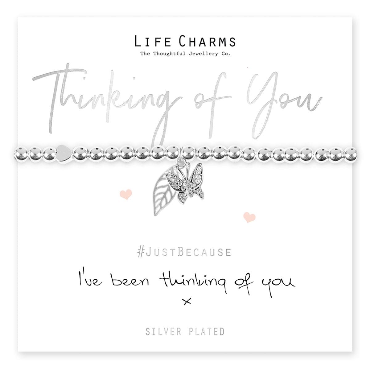 Life Charms Jewellery Thinking of You Gift Boxed Bracelet