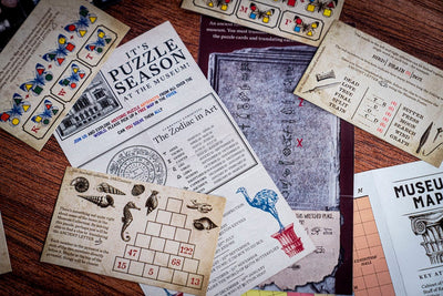 Professor Puzzle Games Escape From The Museum Escape Room Card Game