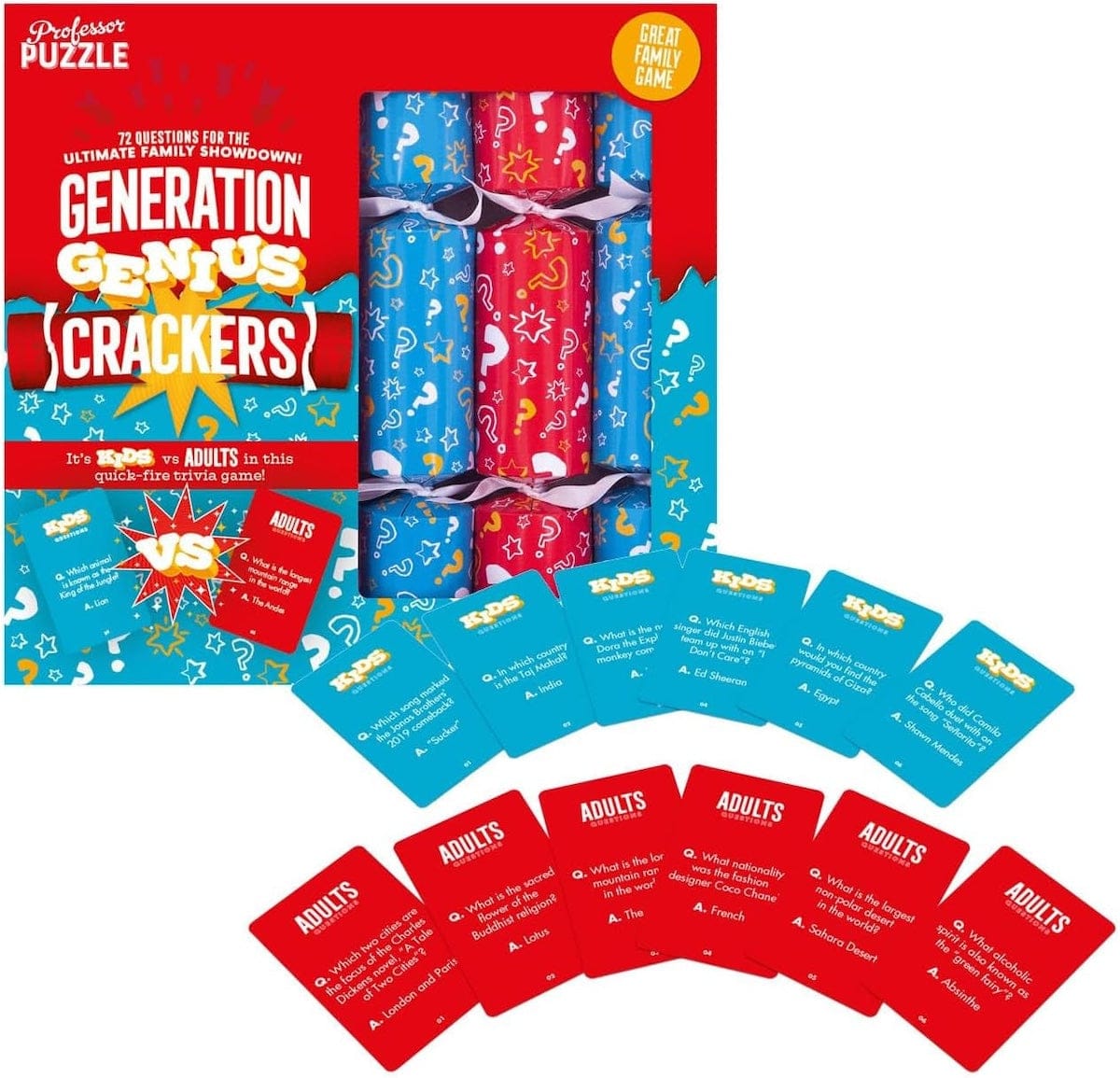 Professor Puzzle Christmas crackers Generation Genius Christmas Crackers