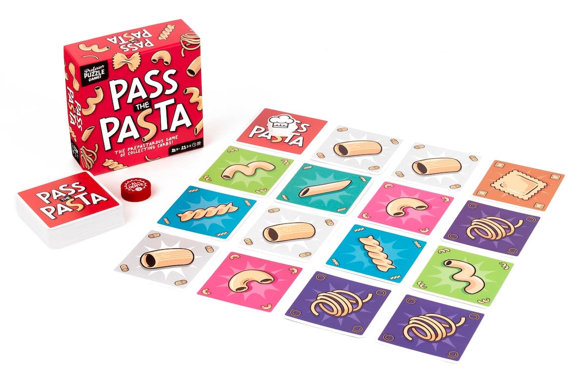 Professor Puzzle Games Pass The Pasta Card Game