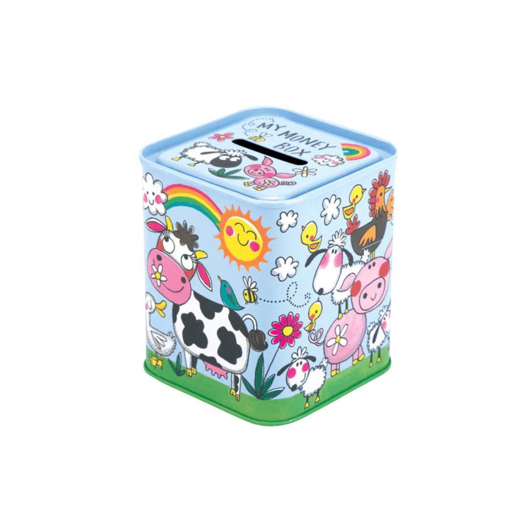 Rachel Ellen Money Boxes Farmyard Children's Decorative Money Boxes - Choice of Design