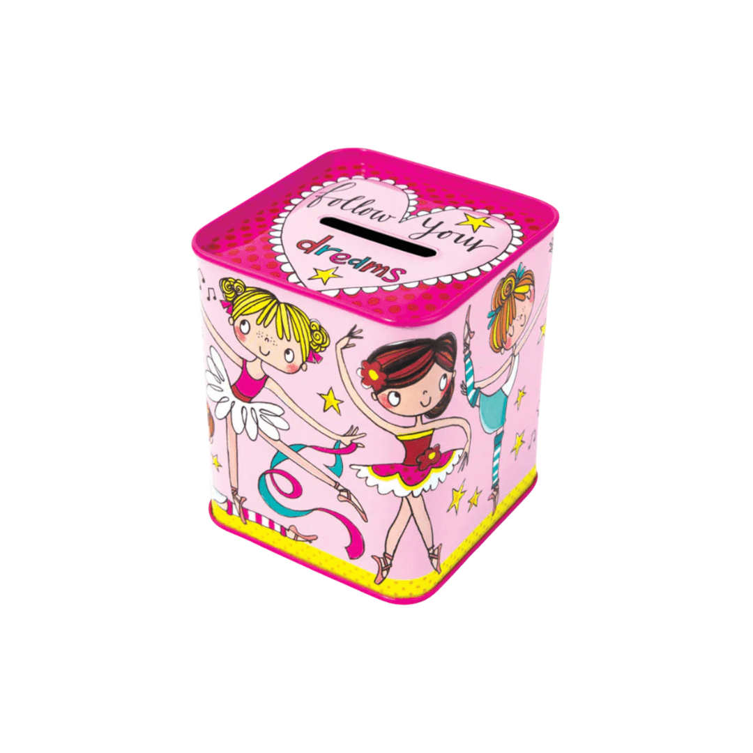 Rachel Ellen Money Boxes Follow Your Dreams/Ballerina Children's Decorative Money Boxes - Choice of Design