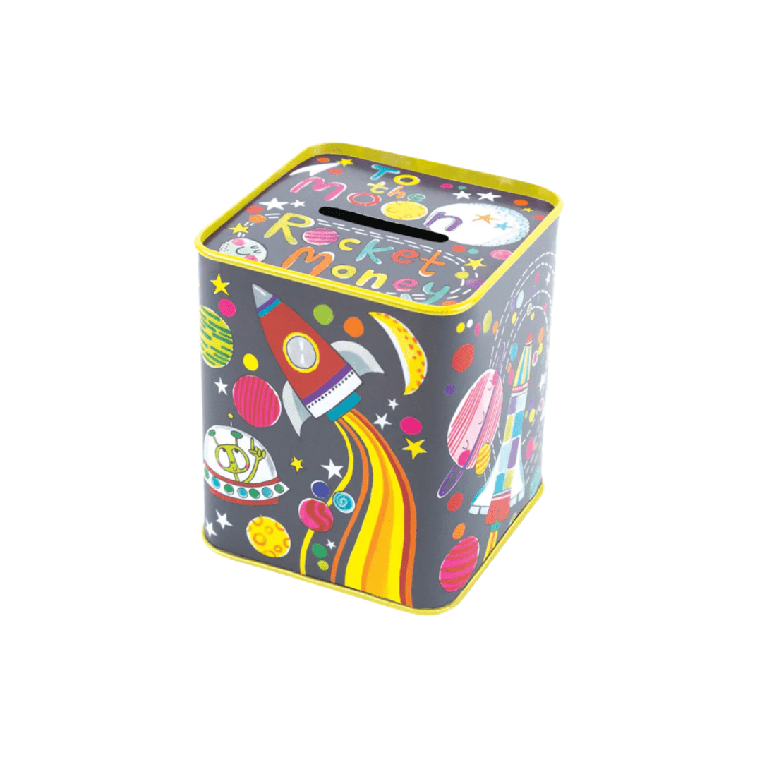 Rachel Ellen Money Boxes To the Moon Children's Decorative Money Boxes - Choice of Design