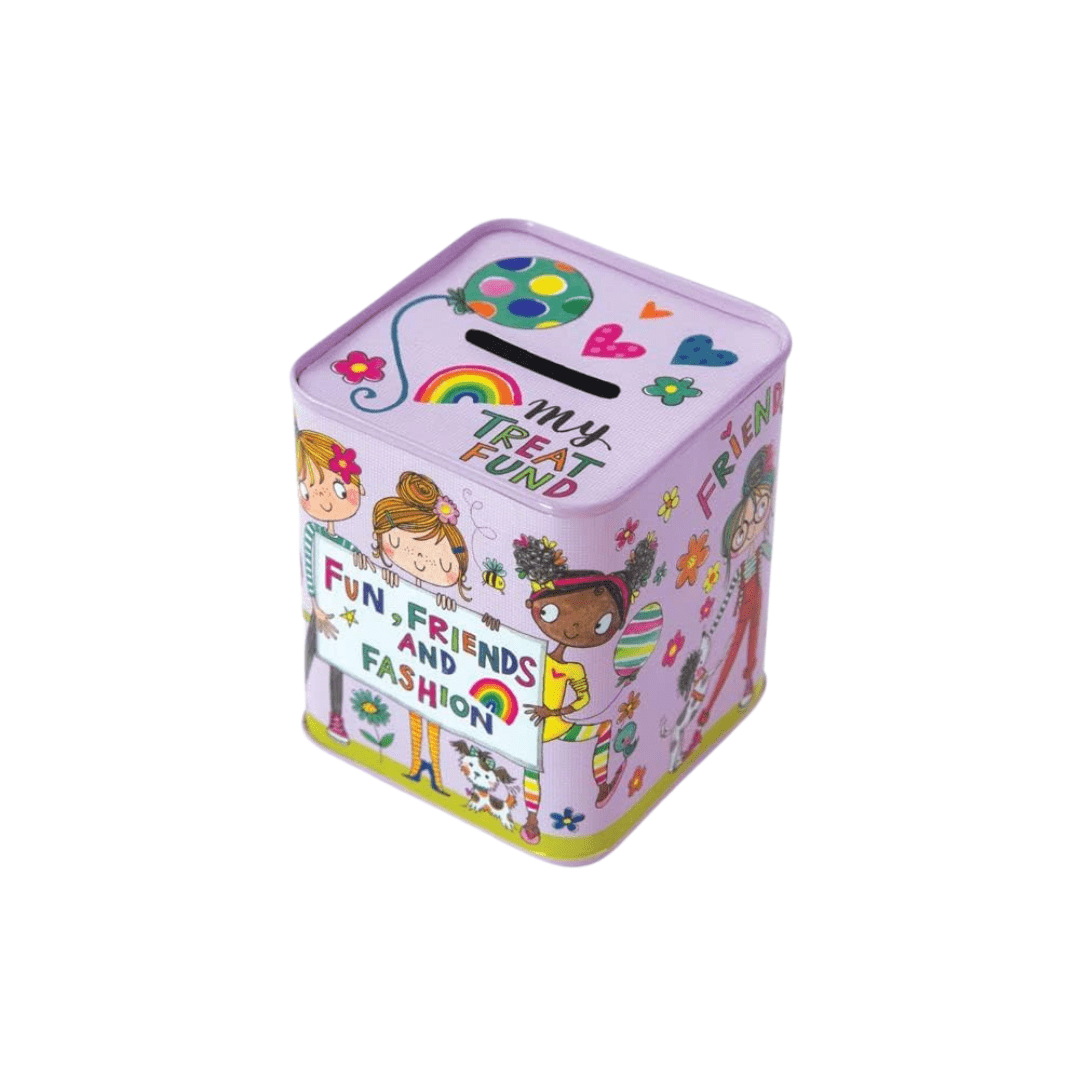 Rachel Ellen Money Boxes Treat Fund/Friends Children's Decorative Money Boxes - Choice of Design