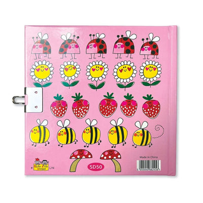 Rachel Ellen Stationery Love Bugs Secret Diary With Lock and Key