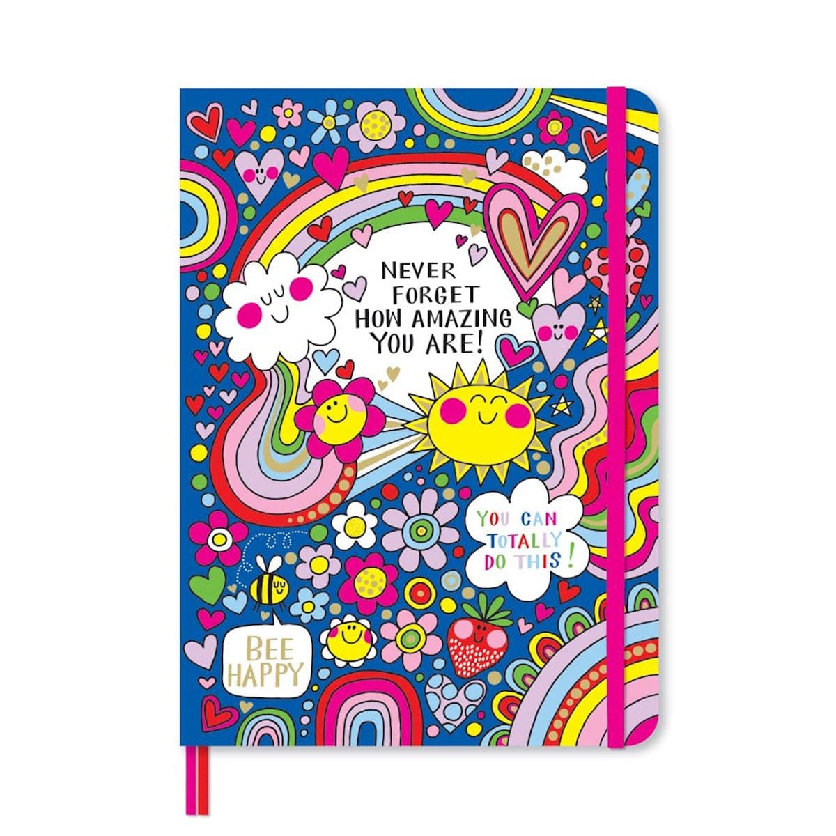 Rachel Ellen Childrens Stationery Never Forget How Amazing You Are Notebook with Elastic Closure