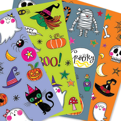 Rachel Ellen Stationery Set of Spooky Halloween Stickers