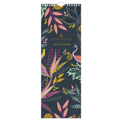 Sara Miller Calendars Colourful Foliage Design Slimline 2025 Calendar