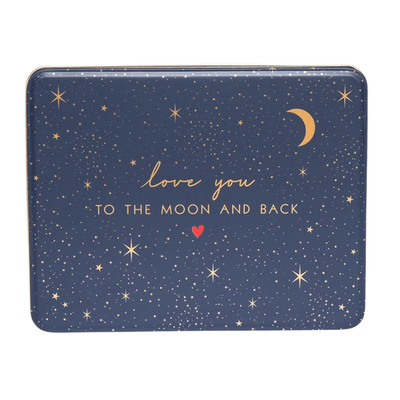 Sara Miller Kitchen Accessories Love You To The Moon And Back Storage Tin