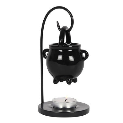 Something Different Candle Holders Hanging Cauldron Halloween Oil Burner