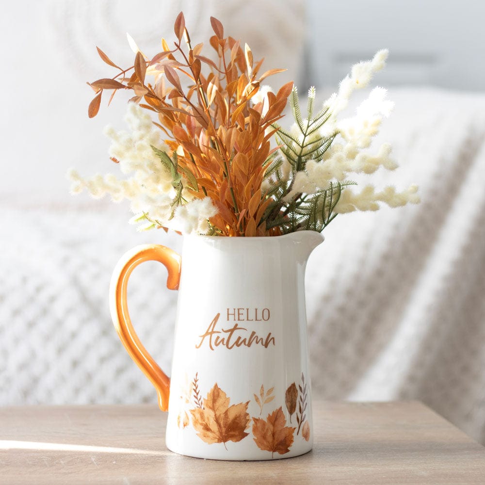 Something Different Jugs Hello Autumn Ceramic Flower Jug