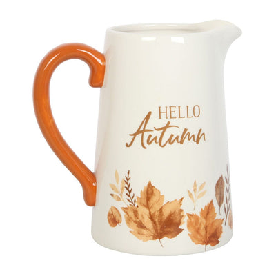 Something Different Jugs Hello Autumn Ceramic Flower Jug