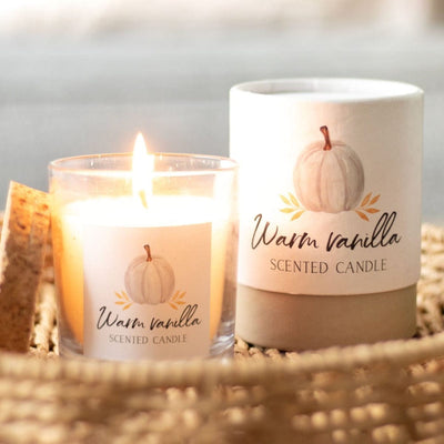 Something Different Candles Warm Vanilla Scented Autumnal Candle