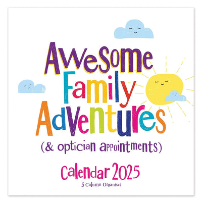 The Bright Side Calendars Awesome Family Adventures 2025 Calendar