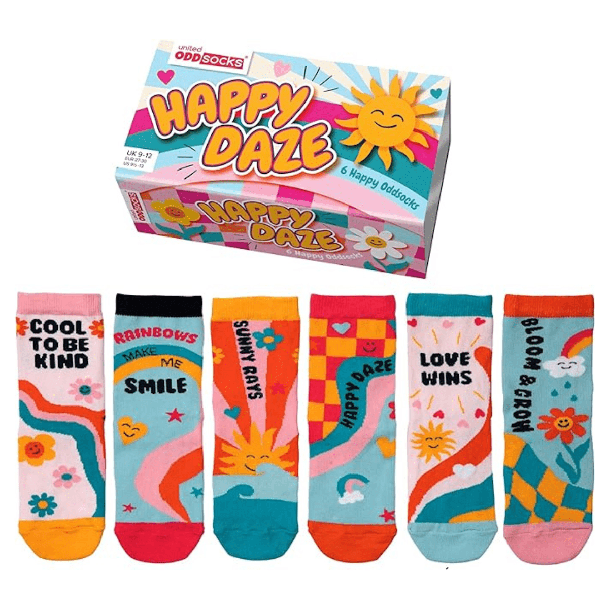 United Odd Socks Socks Happy Daze Sunshine Themed Children's Socks