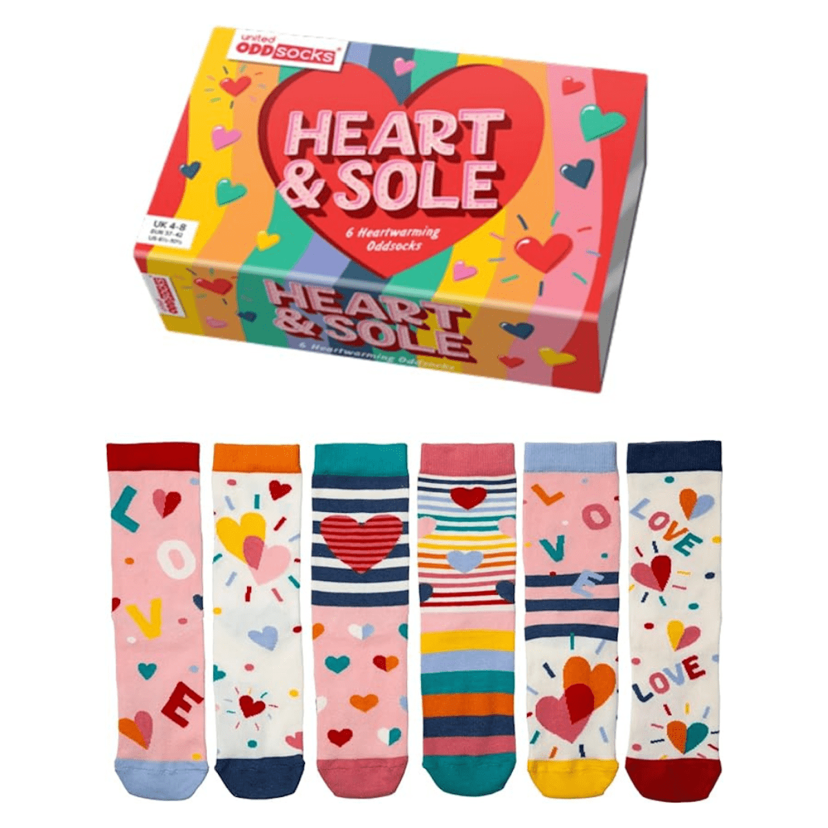 United Odd Socks Socks Heart & Sole Set of Heart Warming Gift Socks