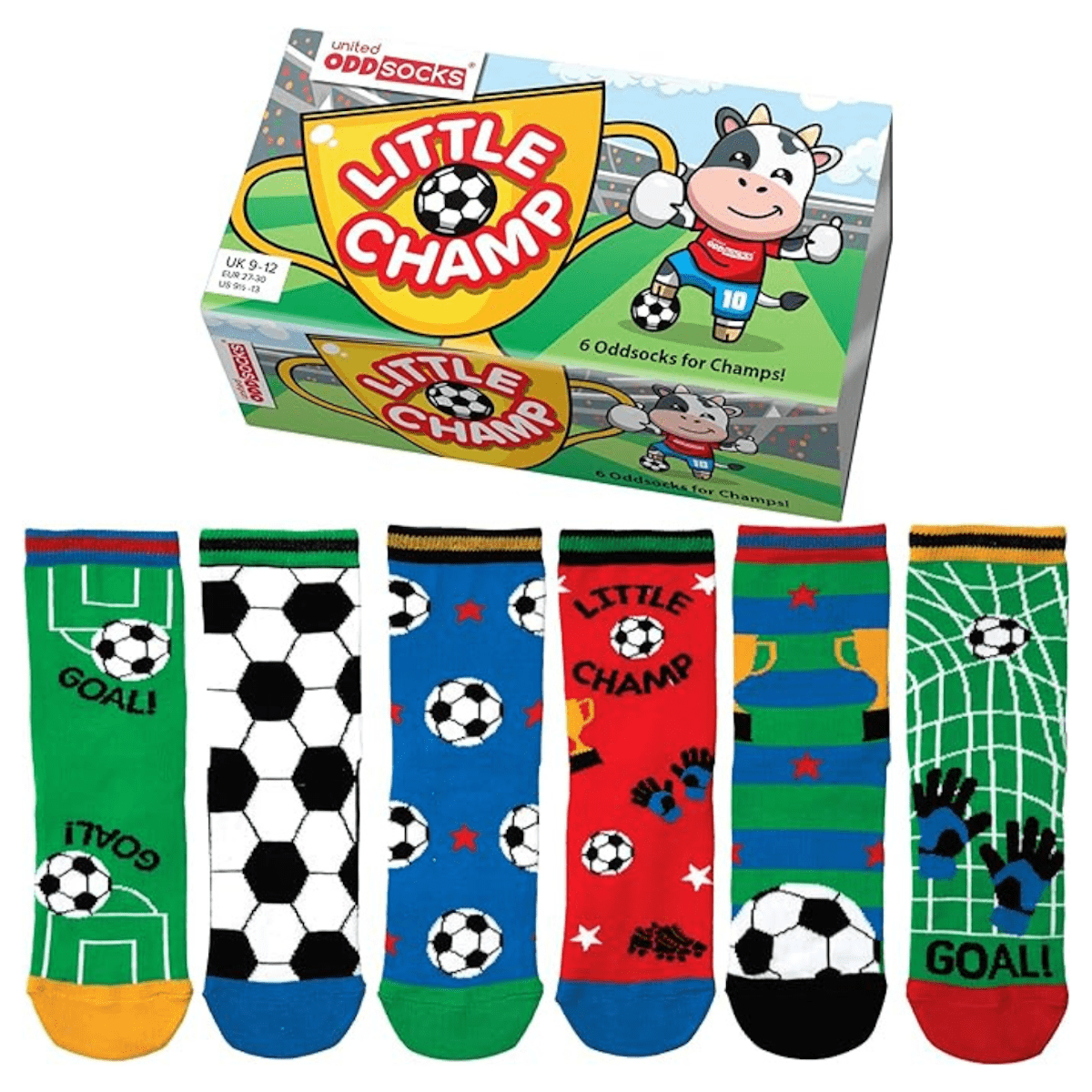 United Odd Socks Socks Little Champ Football Themed Children's Socks