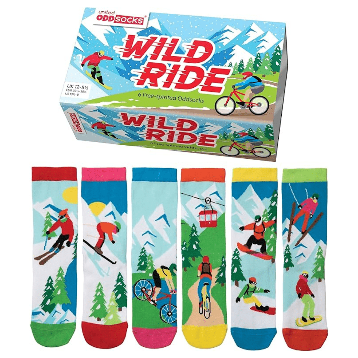 United Odd Socks Socks Wild Ride Sport Themed Children's Socks