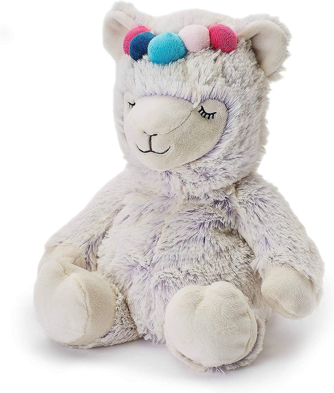 Warmies Microwavable Super Soft Purple Llama Plush Toy Mollie Fred Mollie and Fred Gifts