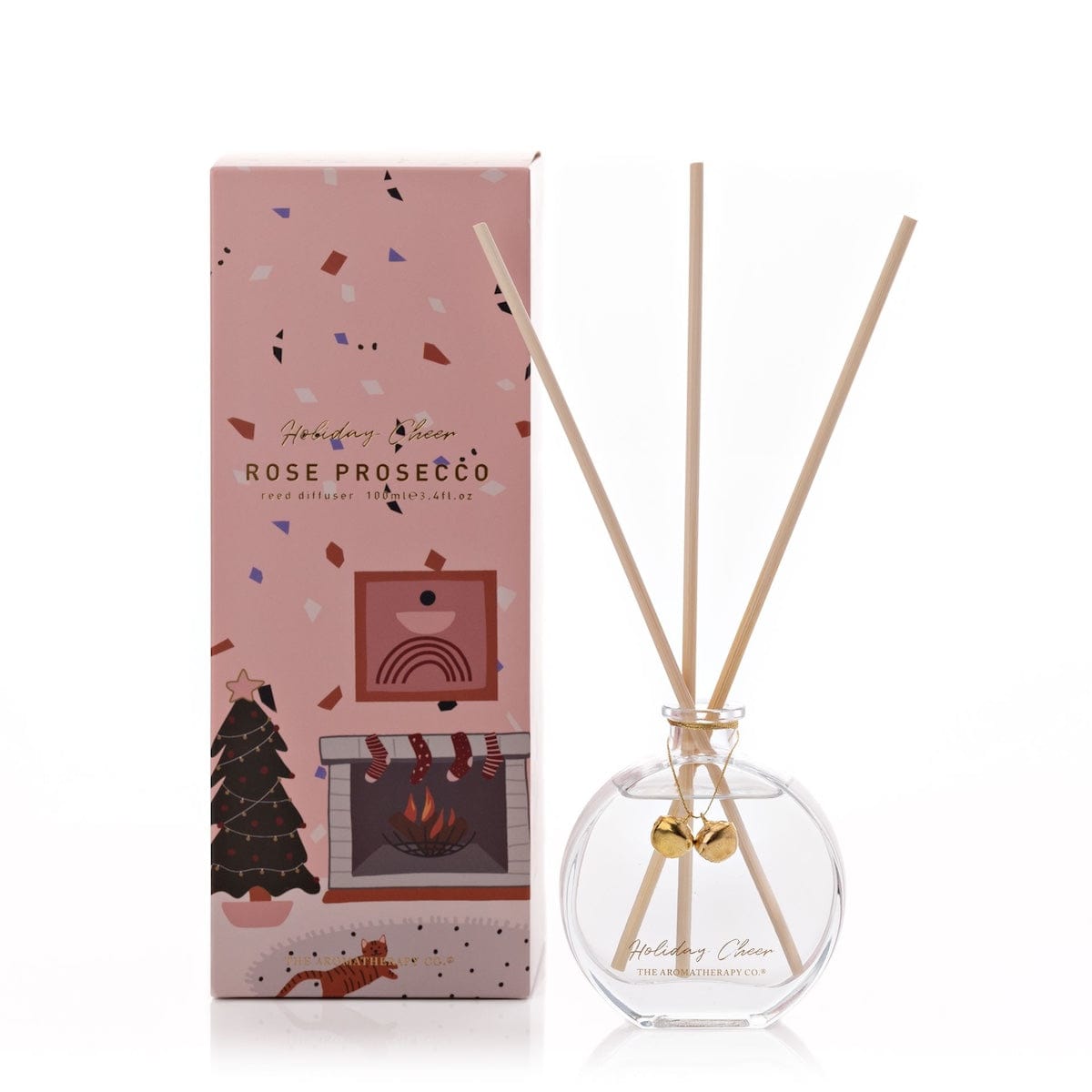 Wax Lyrical Candles & Diffusers Rose Prosecco Scented Festive Reed Diffuser