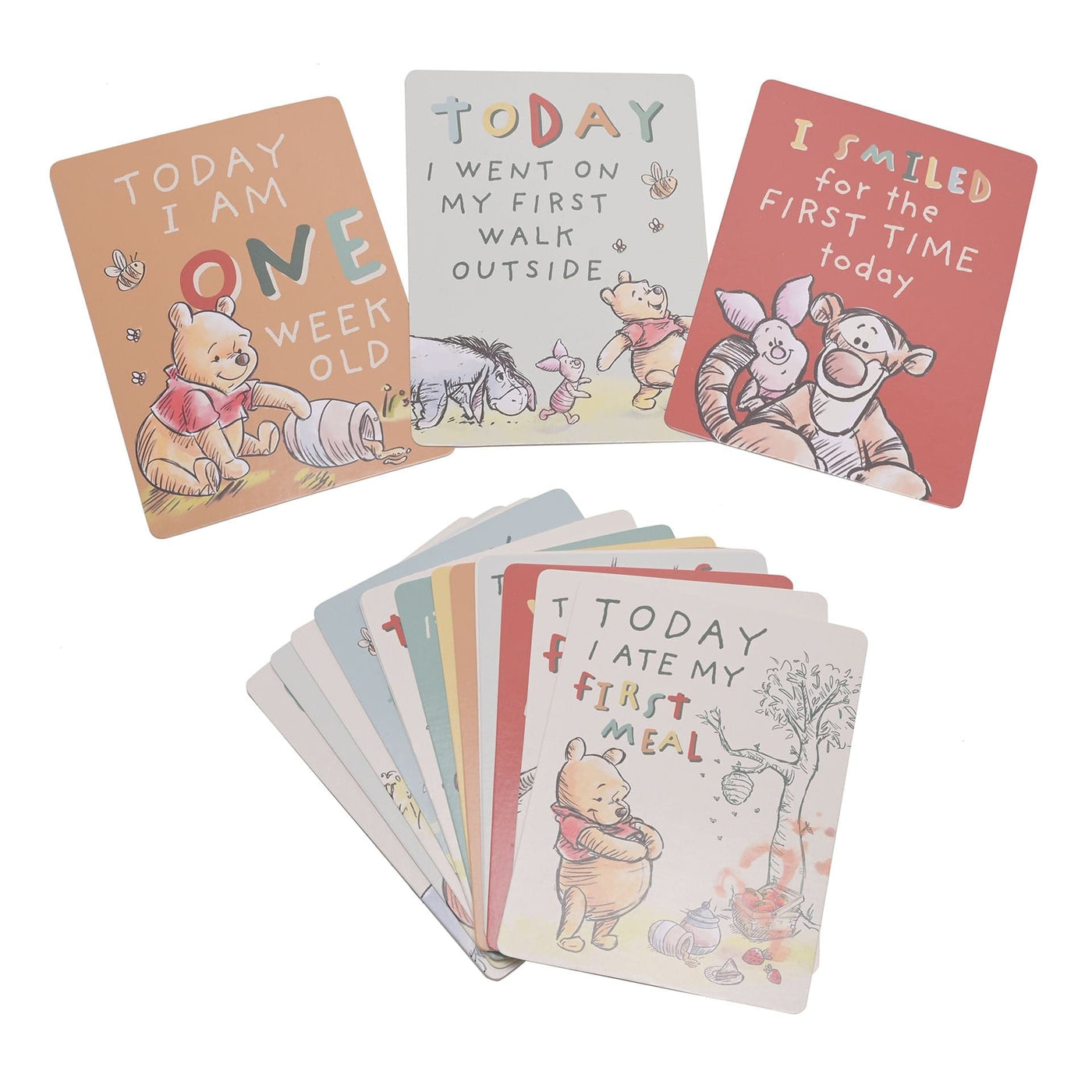 Widdop Gifts Disney Winnie the Pooh Baby Milestone Cards